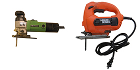 Scies sauteuses - Fixez toujours votre matériel sur un établi pour éviter les vibrations et les accidents. Scies sauteuses - Fixez toujours votre matériel sur un établi pour éviter les vibrations et les accidents.