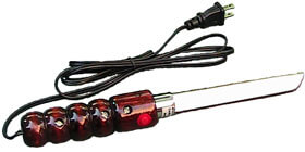 Couteau chauffant - Lame métallique à température variable pour découper la mousse-plastique. À employer dans un endroit bien aéré. Couteau chauffant - Lame métallique à température variable pour découper la mousse-plastique. À employer dans un endroit bien aéré.