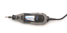 Outil rotatif DREMEL (DR) - Un catalogue des accessoires et des pièces est disponible lors dun prêt. Chacun de nos outils est prêté dans un coffret qui contient un kit de base (l'outil lui-même, une clé de serrage, une tige pour manchon abrasif et une tige pour disque de tronçonnage).<br />
<br />
AVERTISSEMENT : Vous devez fournir les éléments "consommables" comme les manchons abrasifs et les disques de tronçonnage. Ces éléments sont vendus en petits paquets dans les quincailleries qui distribuent les produits DREMEL.<br />
<br />
Nous disposons aussi de quelques accessoires spécialisés : kit pour transformer l'outil en toupie (moins les fers à toupiller que vous devez fournir), kit pour montage de l'outil sous un établi et le transformer en table à toupiller. Outil rotatif DREMEL (DR) - Un catalogue des accessoires et des pièces est disponible lors dun prêt. Chacun de nos outils est prêté dans un coffret qui contient un kit de base (l'outil lui-même, une clé de serrage, une tige pour manchon abrasif et une tige pour disque de tronçonnage).<br />
<br />
AVERTISSEMENT : Vous devez fournir les éléments "consommables" comme les manchons abrasifs et les disques de tronçonnage. Ces éléments sont vendus en petits paquets dans les quincailleries qui distribuent les produits DREMEL.<br />
<br />
Nous disposons aussi de quelques accessoires spécialisés : kit pour transformer l'outil en toupie (moins les fers à toupiller que vous devez fournir), kit pour montage de l'outil sous un établi et le transformer en table à toupiller.